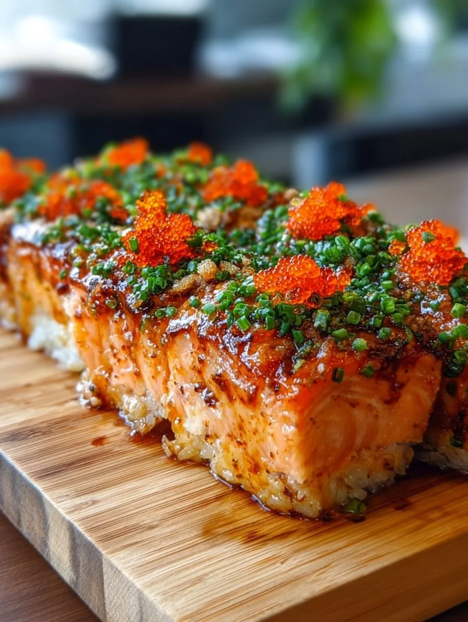 Spicy Salmon Sushi Bake Recipe